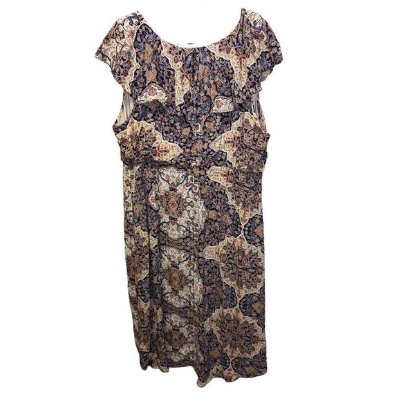 Live and Let Live Empire Waist Sublimation Dress Fairy Whimsical Boho Lace Women - Picture 2 of 6